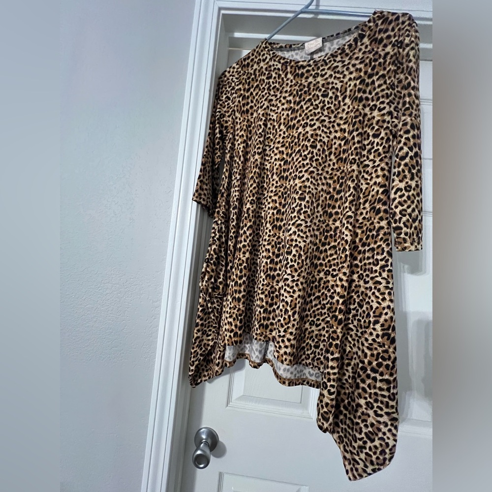 Zadie B’s Leopard Print Tunic Top